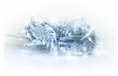 Световая гирлянда новогодняя Leon-light 7630854710378 15 м белый холодный