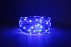 Световая гирлянда новогодняя LED капли 15194 100 м синий