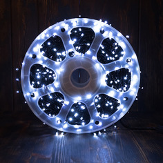 Световая гирлянда новогодняя Led Уличная в катушке 1000l 7820 100м белый холодный