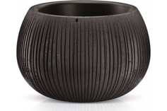 Цветочное кашпо Prosperplast Beton Bowl DKB290-B411 черный бетон 1 шт.