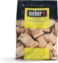 Древесные куски Weber, яблочный