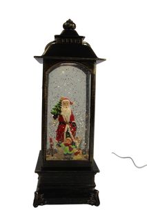 Светильник новогодний Merry Christmas DS-029, 16482 Дед Мороз несёт ёлочку