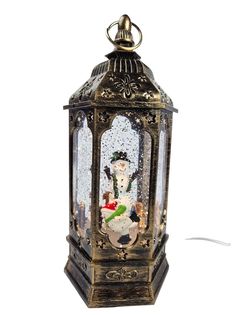 Новогодний светильник Merry Christmas DS-0103 Снеговик вращается 5В/16476