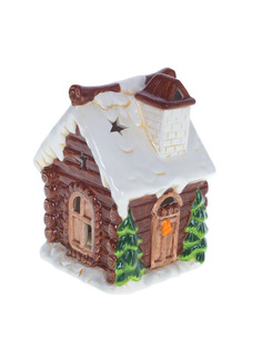 Фигурка новогодняя керамика, Alat Home, Избушка 12х11х16 см, 744512