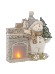 Фигурка светящаяся магнезия, Alat Home, Камин 41х16х46 см, 755166