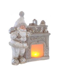 Фигурка светящаяся магнезия, Alat Home, Камин 36х16х46 см, 755167