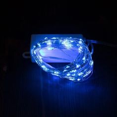 Новогодняя светодиодная гирлянда Merry Christmas 9329-1 леска 100LED 10м синий