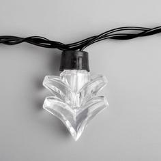 Гирлянда Нить с насадками Елка Luazon Lighting 4464618 5 м свечение жёлтое