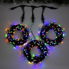 Гирлянда Клип-лайт Luazon Lighting 5167228 3 нити по 20 м свечение мульти