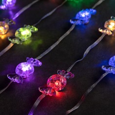 Умная гирлянда Нить с насадками Конфетки Luazon Lighting 9642130 10 м свечение RGB