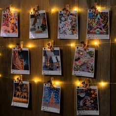 Гирлянда Нить Роса с насадками Олененок Luazon Lighting 9643066 2 м свечение тёплое белое