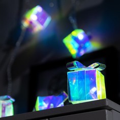 Гирлянда Нить с насадками Подарки Luazon Lighting 9646374 2.5 м свечение белое
