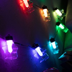 Умная гирлянда Нить с насадками Звёздочки Luazon Lighting 9642128 свечение RGB