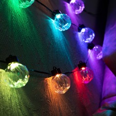 Умная гирлянда Нить с насадками Рифленые шарики Luazon Lighting, 9642135 6 м. свечение RGB
