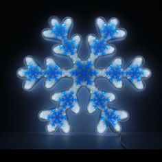 Новогодняя гирлянда уличная - Снежинка Merry Christmas 16589, 40 см белый