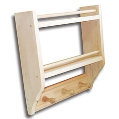 Полка для бани и сауны R-SAUNA М-53, 2 уровня, 3 рожка, 27007