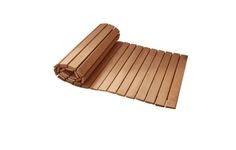Коврик-лежак для бани и сауны R-SAUNA ЛД-15, ольха, 1,5 м., 23843