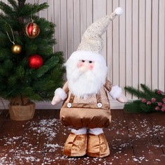 Фигурка новогодняя Зимнее Волшебство Дед Мороз в колпаке 9692578 Разноцветный 70 см
