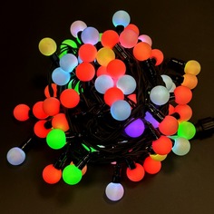 Гирлянда Шарики SH Lights RB-OLDBL100-RGB-E-SM уличная, 15м, плавная смена, соединяемая