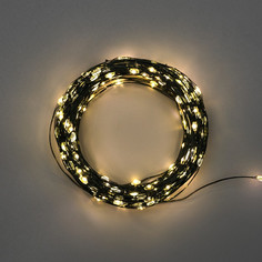 Гирлянда NEON-NIGHT Роса с контроллером 30м, 300LED, IP20, 230В, теплый белый 303-276