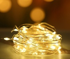 Светодиодная гирлянда Дон Баллон 512027 Роса 30 Led, IP14, 3 м Теплый белый