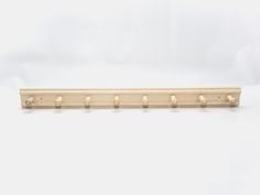 Вешалка для бани и сауны R-SAUNA 8-ми рожковая деревянная, 26994
