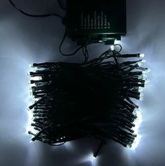 Гирлянда уличная Merry Christmas 16850 , 100 LED, белая на тёмном проводе, 10 м