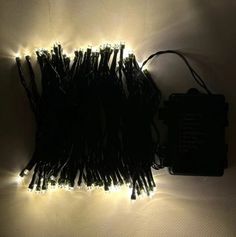 Гирлянда уличная Merry Christmas 16852, 100 LED, тёплая белая на тёмном проводе, 10 м
