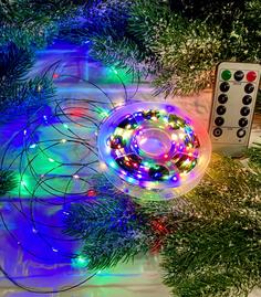 Гирлянда Роса Christmas DS 8-1-multi с пультом 50м 500L разноцветная