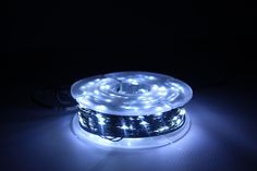 Новогодняя гирлянда Merry Christmas линейная 500LED белая на зеленом проводе с пультом 50м