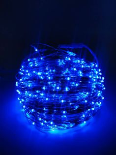Новогодняя гирлянда Merry Christmas 15358 леска 300LED катушка синяя 8 режимов 50м