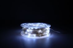Новогодняя гирлянда Merry Christmas 1000LED холодная белая прозрачный провод катушка 16494