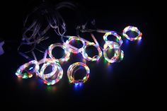 Новогодняя гирлянда Merry Christmas занавес леска 200LED роса разноцветный 3м х 2м 14991