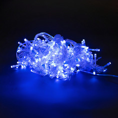Новогодняя гирлянда Merry Christmas штора 320LED синий 3х2м 4687