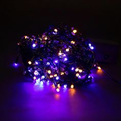 Новогодняя гирлянда Merry Christmas линейная разноцветная тёмный провод 13м 4694
