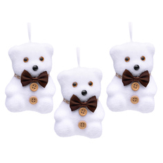 Елочные игрушки Снеговичок S1752 3шт