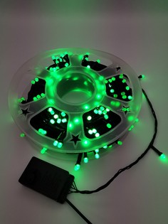 Гирлянда новогодняя NoBrand 77668R500G катушка 500 LED 30 метров зеленый