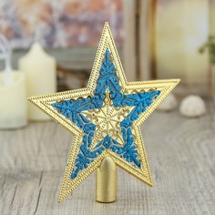 Елочные игрушки Зимнее волшебство 3557027 золотистый 1 шт