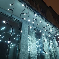 Гирлянда Бахрома SH Lights RB-OIC190LSE уличная, 5х0.5м, черный провод, соедин., белый
