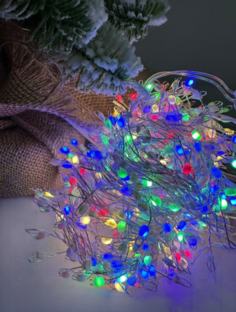 Гирлянда электрическая OUTDOOR STRING LIGHTS OLB-8-22 5м разноцветная