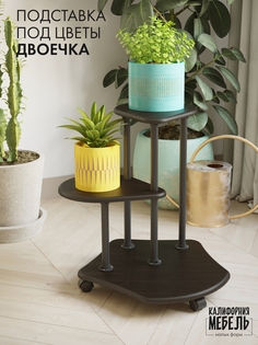 Подставка Калифорния Мебель венге-черный