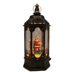 Светильник новогодний фонарь Merry Christmas DS-0103, 15012 Дед Мороз с телефонной трубкой