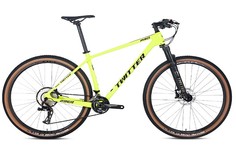 Велосипед горный TWITTER LEOPARD PRO карбоновый 27,5 желтый (р. 15)