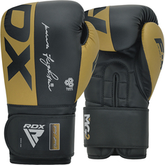 Тренировочные перчатки REX F4 12oz золот/черн. RDX