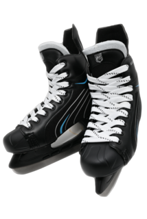 Коньки хоккейные Black Aqua HS-209 черно-синий 45