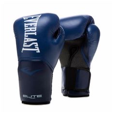 Перчатки тренировочные Everlast Elite ProStyle 10oz тёмно-синие, 1 пара