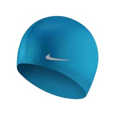 Nike SOLID SILICONE YOUTH Шапочка для плавания детская Голубой