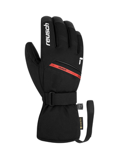 Перчатки Горнолыжные Reusch Morris Gore-Tex Black/White/Fire Red (Inch (Дюйм):7)