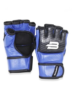 Перчатки для MMA BoyBo INRAGE кожа синие р. L