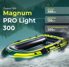 Лодка ПВХ Magnum Pro Light 300 грузоподъемностью 290 кг